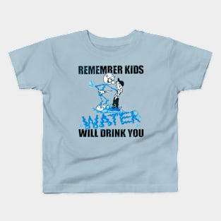 CIPS Vintage Ad - water will drink you. reddy kilowat Kids T-Shirt